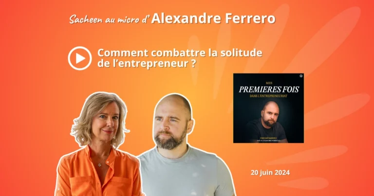 Sacheen Sierro et Alexandre Ferrero pour l'illustration du podcast sur la vie et la solitude entrepreneuriale