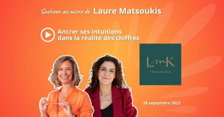 Laure Matsoukis et Sacheen Sierro sur la couverture de l'interview sur l'intuition et les chiffres dans le marketing pour piloter son entreprise