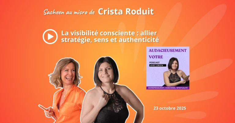 photos de Crista Roduit et Sacheen Sierro pour l'image du podcast sur le visibilité à travers une stratégie marketing simple
