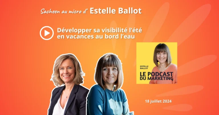 photos d'Estelle Ballot et de Sacheen Sierro sur le podcast pour développer sa visibilité rapidement